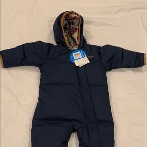 Columbia 12-18 month down onsie